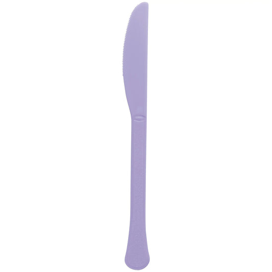 Lavender Plastic Knives