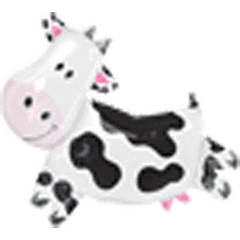 #263 Cow 30in Supershape