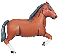 #261 Brown Horse 43in Supershape