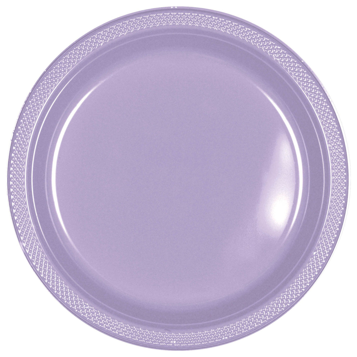 Lavender 10in Plastic Plates 50ct
