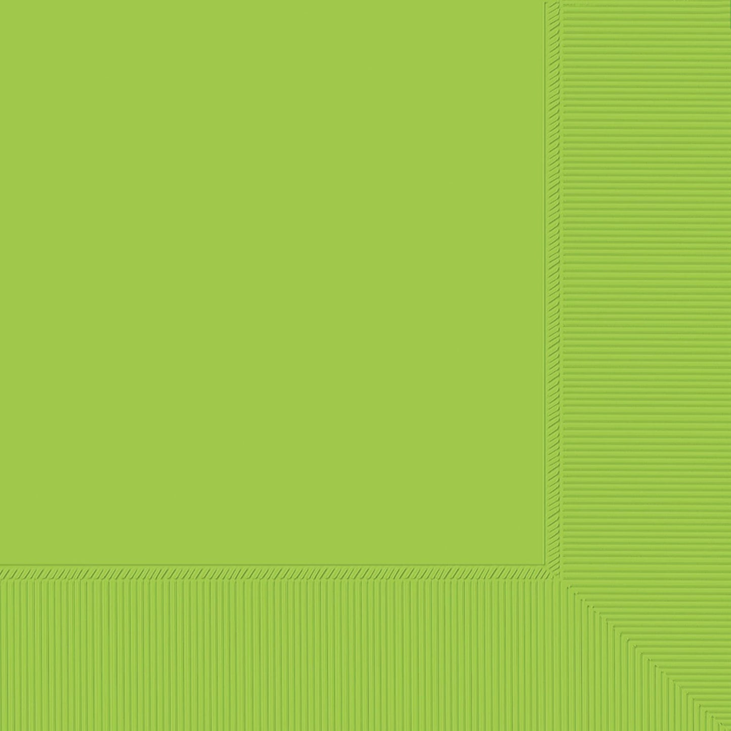 Kiwi Green Beverage Napkins 5in