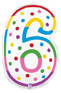 24in Candle Number Balloon