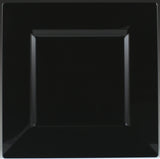 Premium Plastic Square Black Plates and Bowls