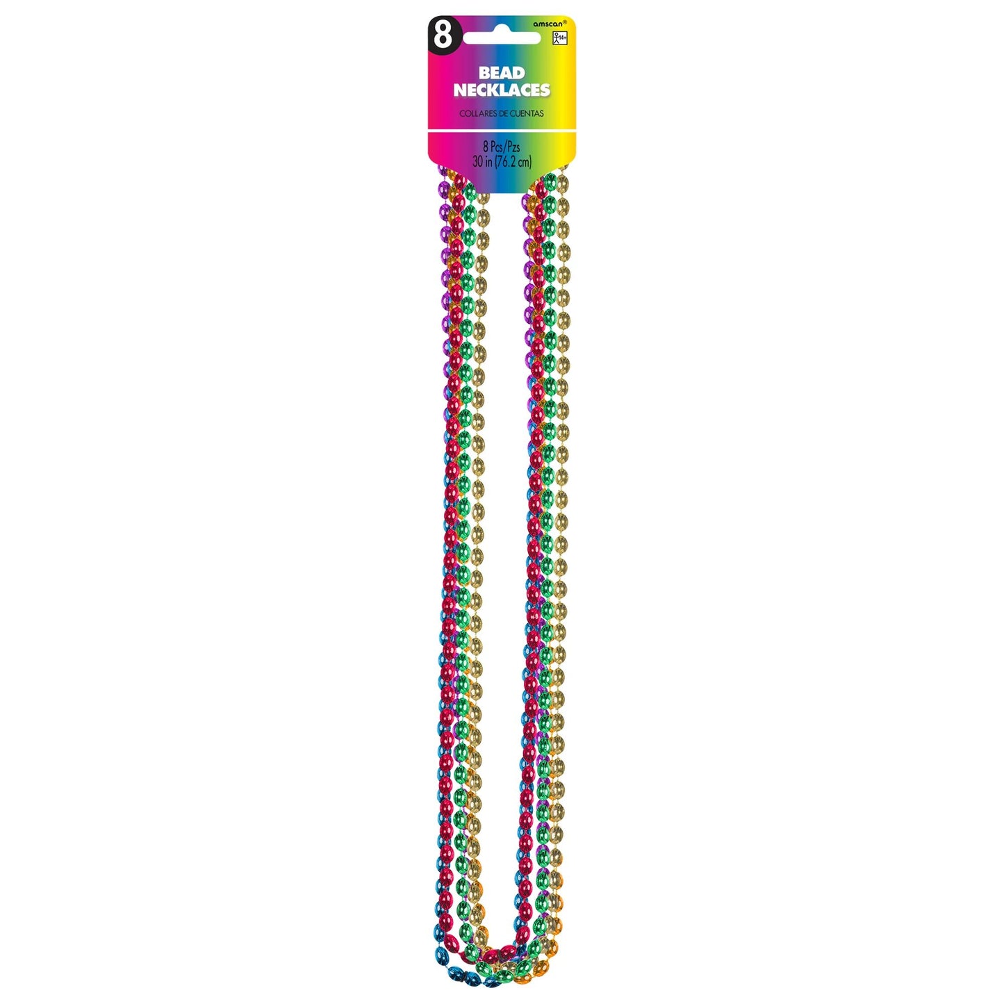 Rainbow Beads 8ct
