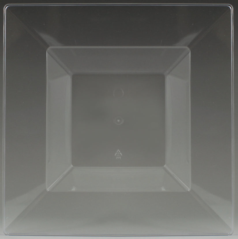Premium Plastic Square Clear Plates and Bowls