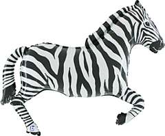 #256 Zebra 43in Supeshape