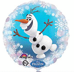 #444 Frozen Olaf 18in Printed Mylar