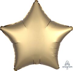 #194 Matte Gold Star 18in Solid Mylar