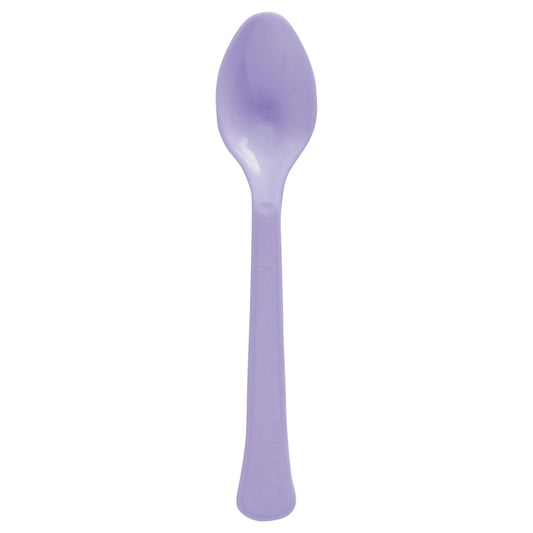 Lavender Plastic Spoons 50ct