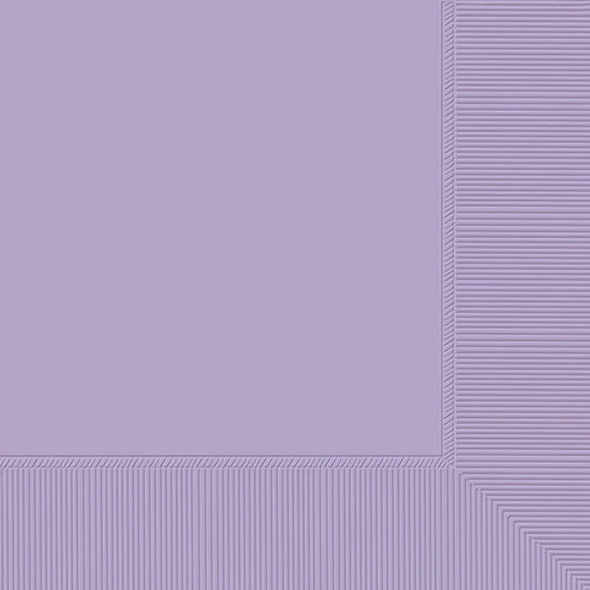 Lavender Beverage Napkins 5in