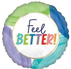 #528 Feel Better Collage 18in Printed Mylar