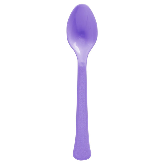 Purple Plastic Spoons