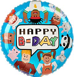 #448 Roblox Party Town 18in Printed Mylar