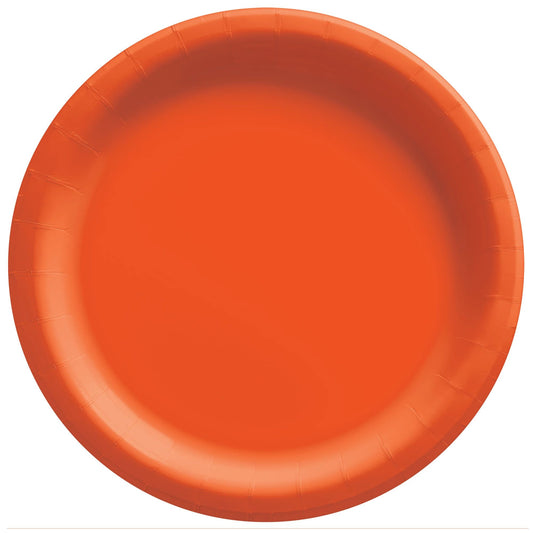 Orange 10in Paper Plates