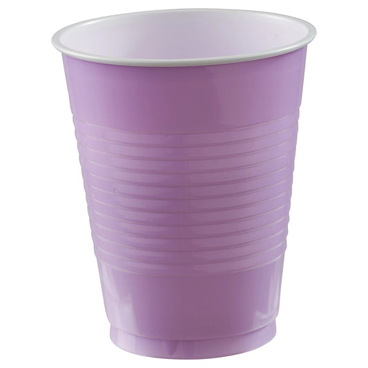 Lavender Plastic Cups