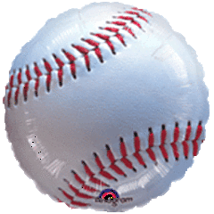 #477 Baseball General 18in Printed Mylar
