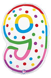 24in Candle Number Balloon