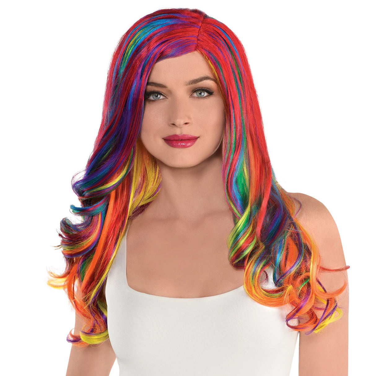 Rainbow Glam Wig