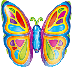 #249 Bright Butterfly 25in Supershape