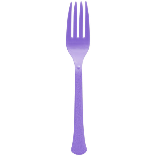 Purple Plastic Forks