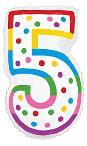24in Candle Number Balloon