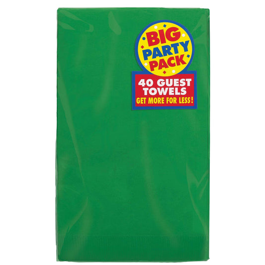Green Guest Towels 40ct