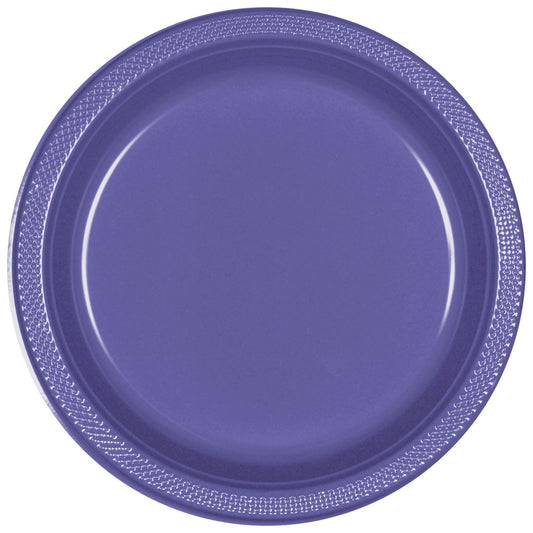 Purple 9in Plastic Plates