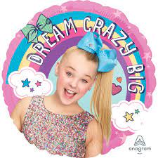#442 Jojo Siwa 18in Printed Mylar