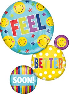 #002 Feel Better Soon Cluster 28in Supershape