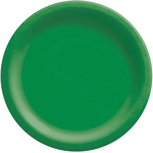 Green 10in Paper Plates
