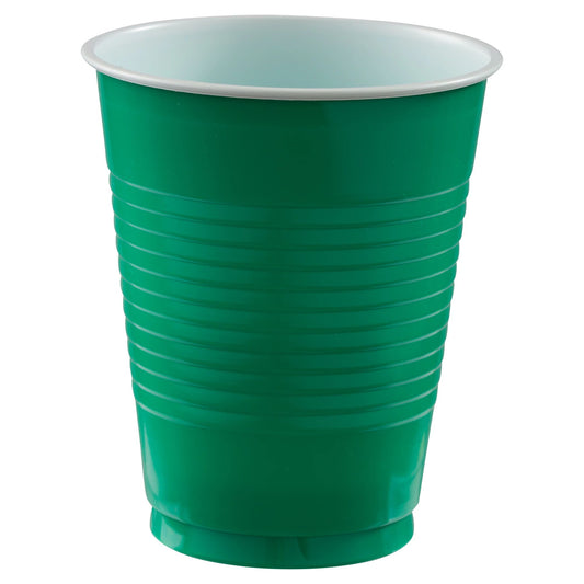 12oz Green Plastic Cups 50ct