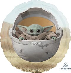 #424 Mandalorian Baby Yoda 18in Printed Mylar