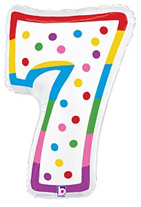 24in Candle Number Balloon
