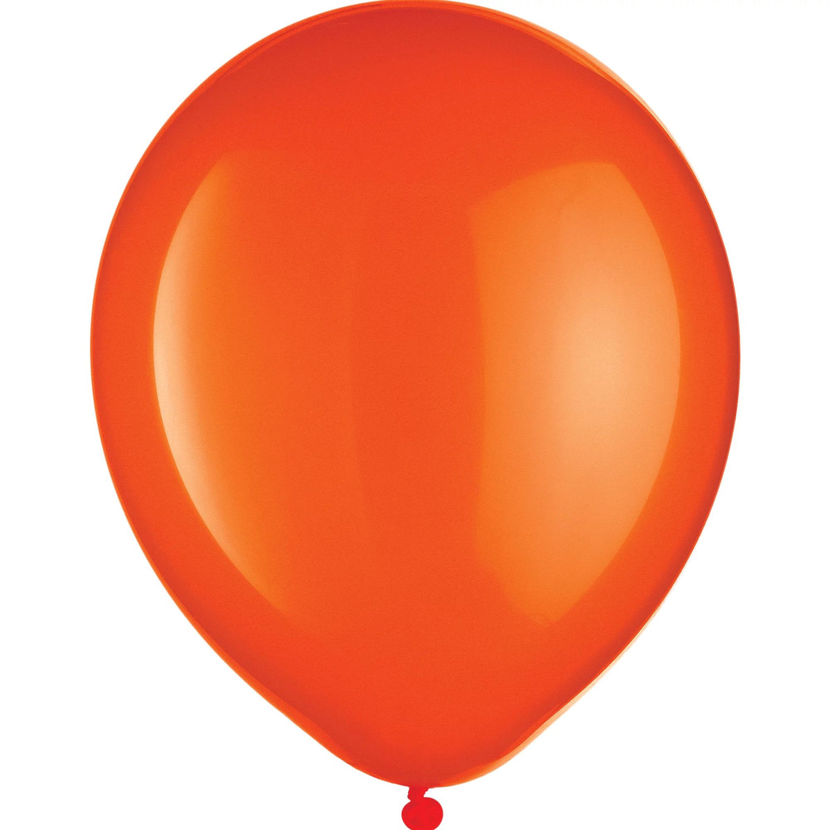 12in Helium Inflated Latex Balloon - Orange – Party Fair