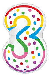 24in Candle Number Balloon
