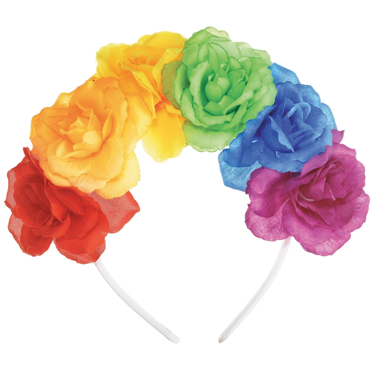 Rainbow Flower Headband
