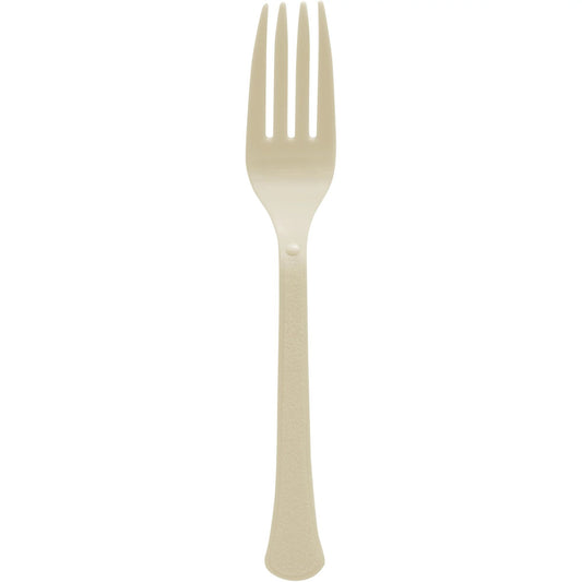 Vanilla Creme Plastic Forks