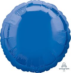 #648 Royal Blue Round 18in Solid Mylar