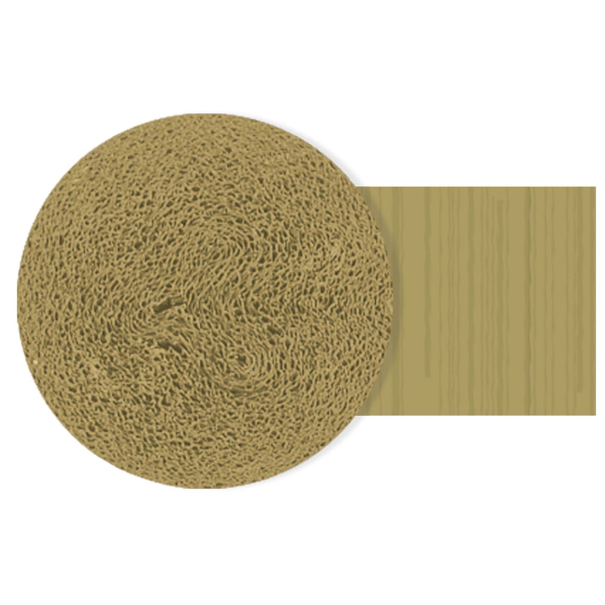 Gold Crepe Streamer Roll