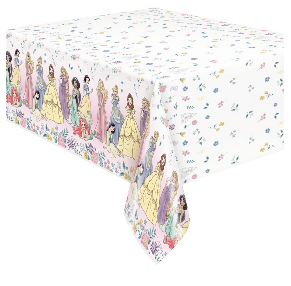 Disney Princess Rectangular Plastic Table Cover 54in x 84in
