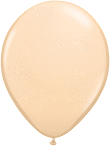 12in Helium Inflated Latex Balloon - Blush