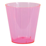 Neon Plastic Assorted Shot Glasses 2oz 40ct