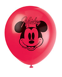 Mickey Mouse 12in Latex Balloons 8ct