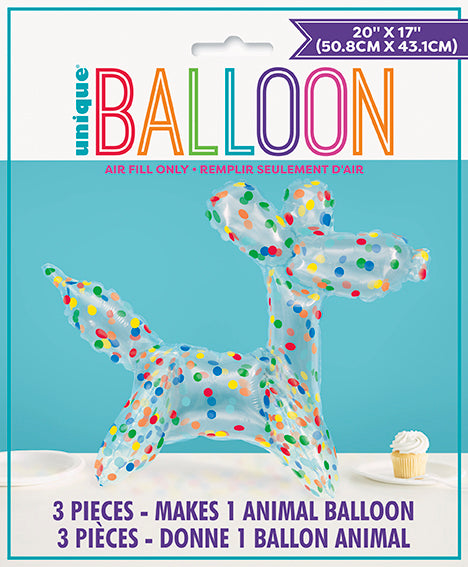 Balloon Dog Birthday 30in Balloon Centerpiece