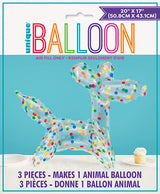 Balloon Dog Birthday 30in Balloon Centerpiece