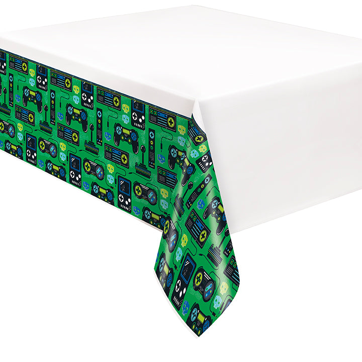 Gamer Birthday Rectangular Plastic Table Cover 54 x 84