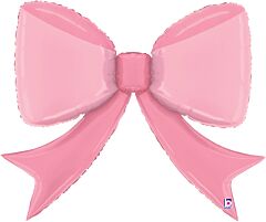 Pretty Pink Bow 41in Supershape