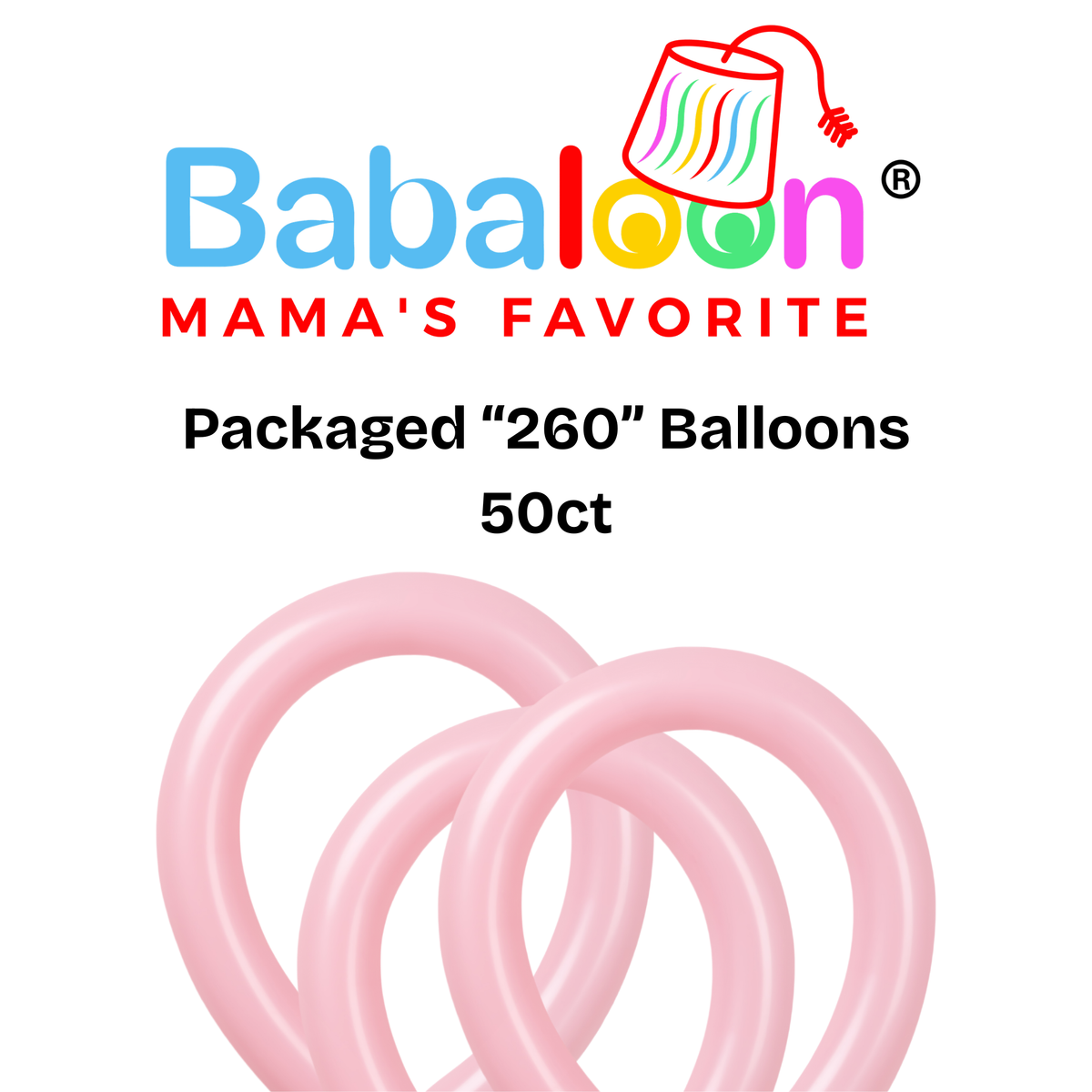 "260" Twist & Shape Balloons 50ct - Not Inflated