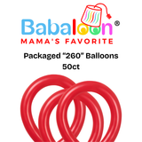 "260" Twist & Shape Balloons 50ct - Not Inflated