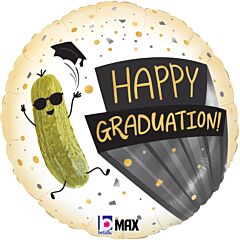 #G21 Happy Graduation Pickle Party 18in Printed Mylar